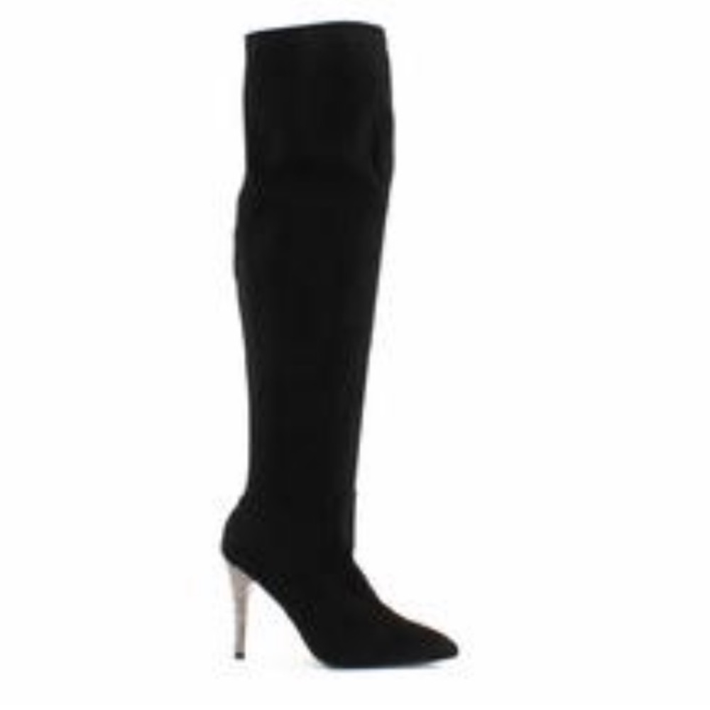 2️⃣ Nina Rocklin over the knee boots 7.5 no box
